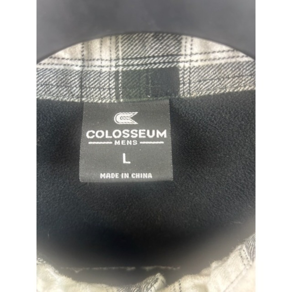 Colosseum Kentucky Wildcats Logo Flannel Shirt Mens Plaid Button Up Size Large - Picture 6 of 8